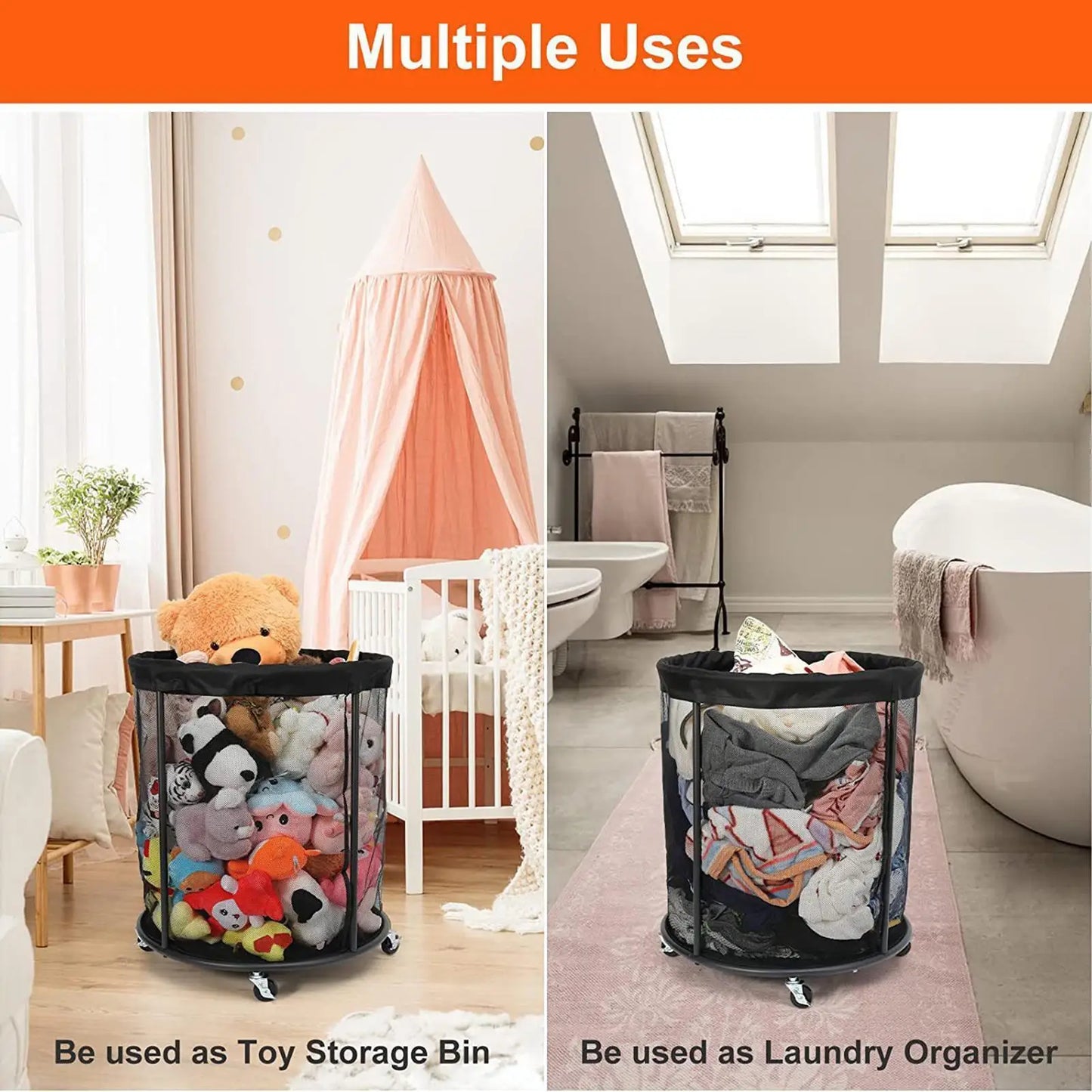 Outdoor Ball Storage Sports Ball Storage Portable Organizer Box Large Capacity Basket Net for Outside Garage Sports Pool