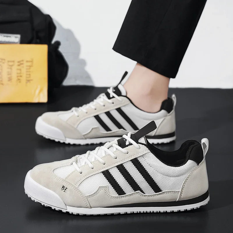 Men's Shoes Breathable Flat Shoes Outdoor Fitness Free Sports Male Shoes Comfortable Vulcanized Shoes Trend Casual Shoes for Men