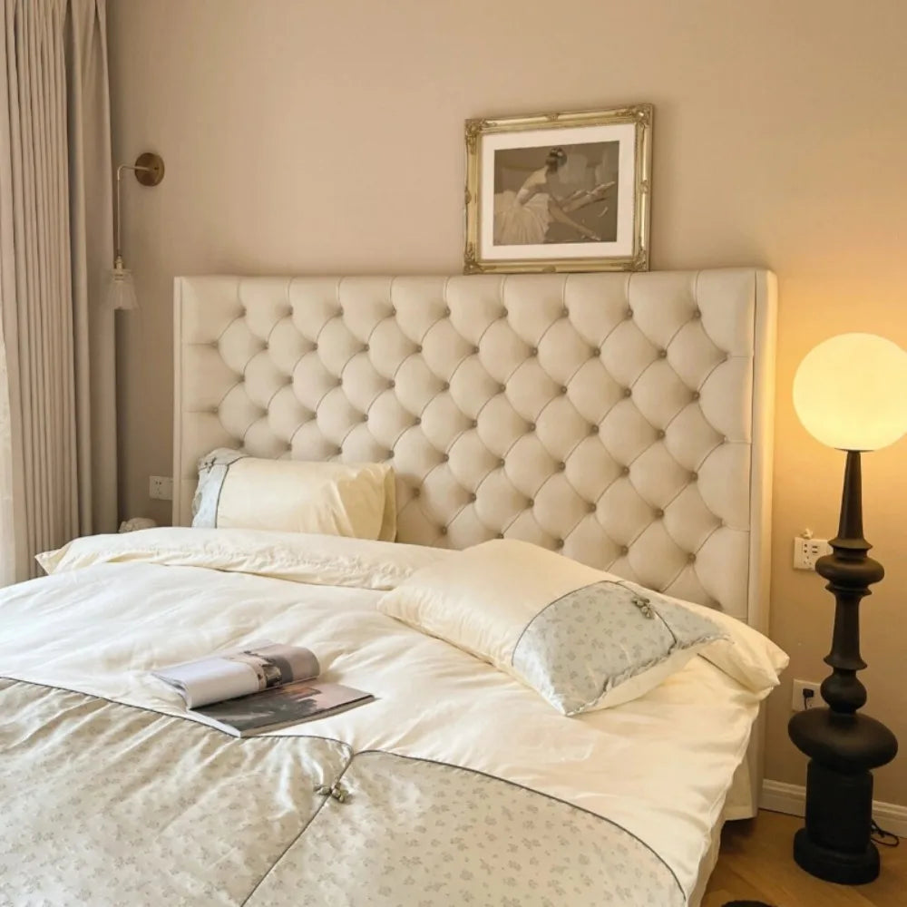 European Teenage Girls Bed Double Aesthetic Sleeping Upholstered Bed Frames Lounge Cama De Lujo Para Dormitorio Furnitures
