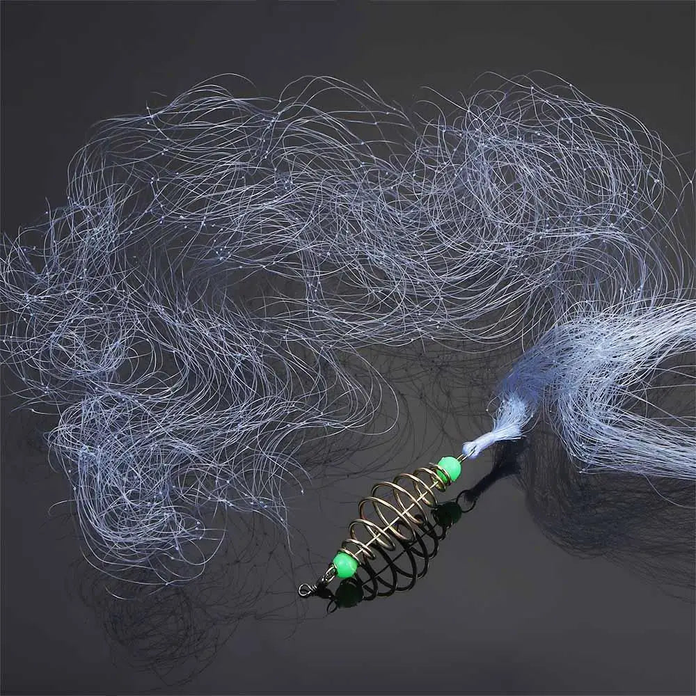 Trap Fishing Net Fishnet Floating Throwing Fishing Explosion Hook Mesh Trap Net Supplies Fishing Accessories For Fisherman Pesca