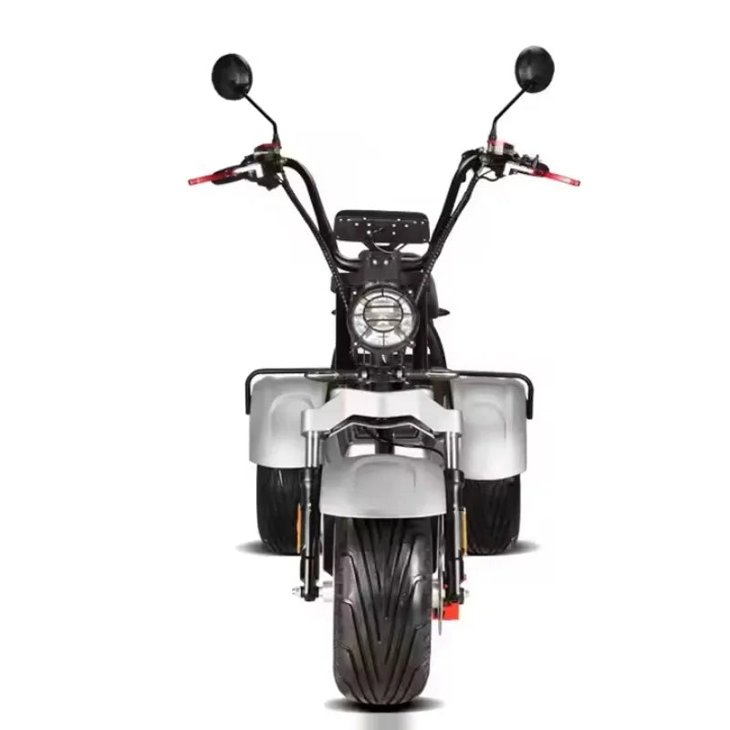 Clark is hot selling Unisex 3-Wheel Electric Tricycle Citycoco EEC Approved Electric Dirt Bike Scooter and Motorcycle 2000w Powe
