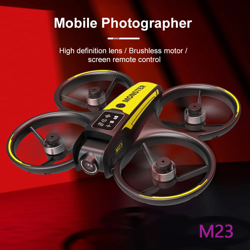 New 2025 M23 Drone Professional 4K Dual Lens with Screen Control 360 Degree Stunt Flip One-Button Take-off and Landing New