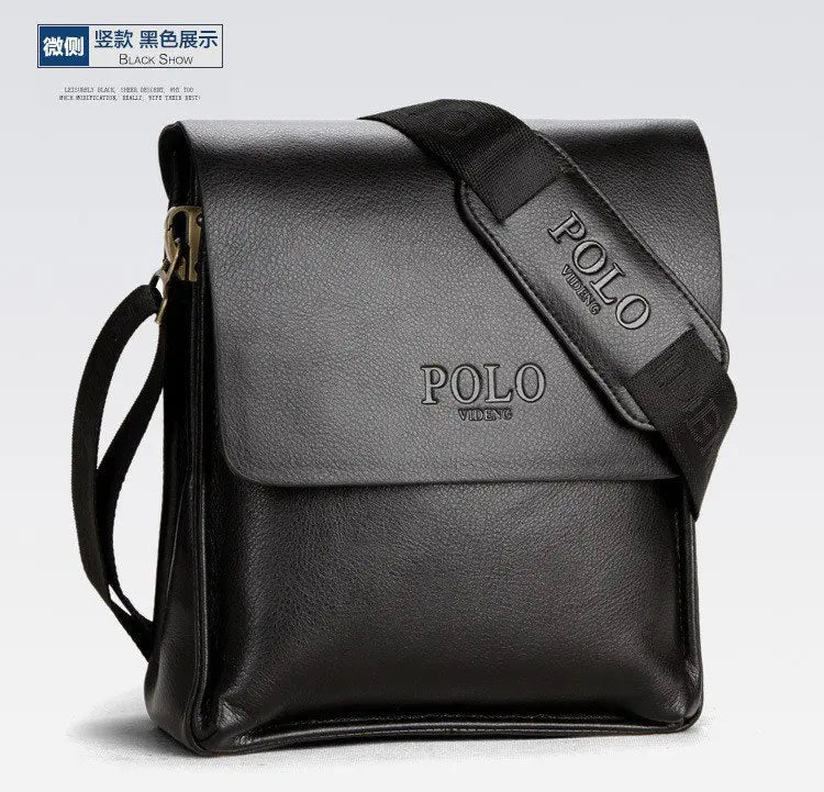 New Men's Shoulder Bag, Men's Bag, Casual Crossbody Bag, POLO Vertical Business Document Men's Bag Bags