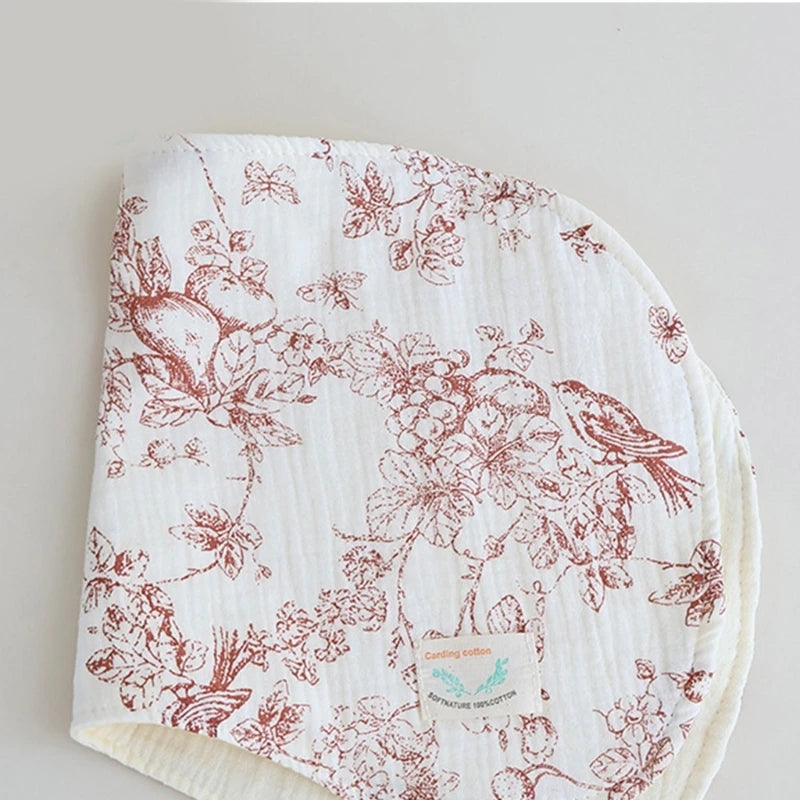 Newborn Baby Shoulder Pad Burp Cloth Soft & Absorbent Cotton Bibs Unisex Designings Burp Cloths for Boy Girls