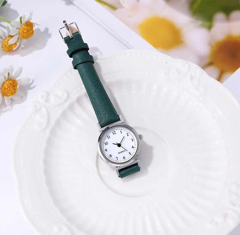 Quartz Watches for Women Hight Quality Ladies Luxury Fashion Small Dial Casual Watch Leather Wristwatch Relojes Para Mujer Clock