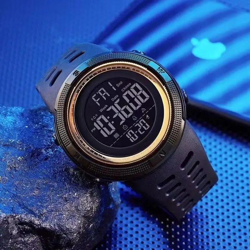 Men's Watch Sports Digital Watches for Man Big Dial Luminous Waterproof Alarm Clock Multifunction Military Electronic Wristwatch