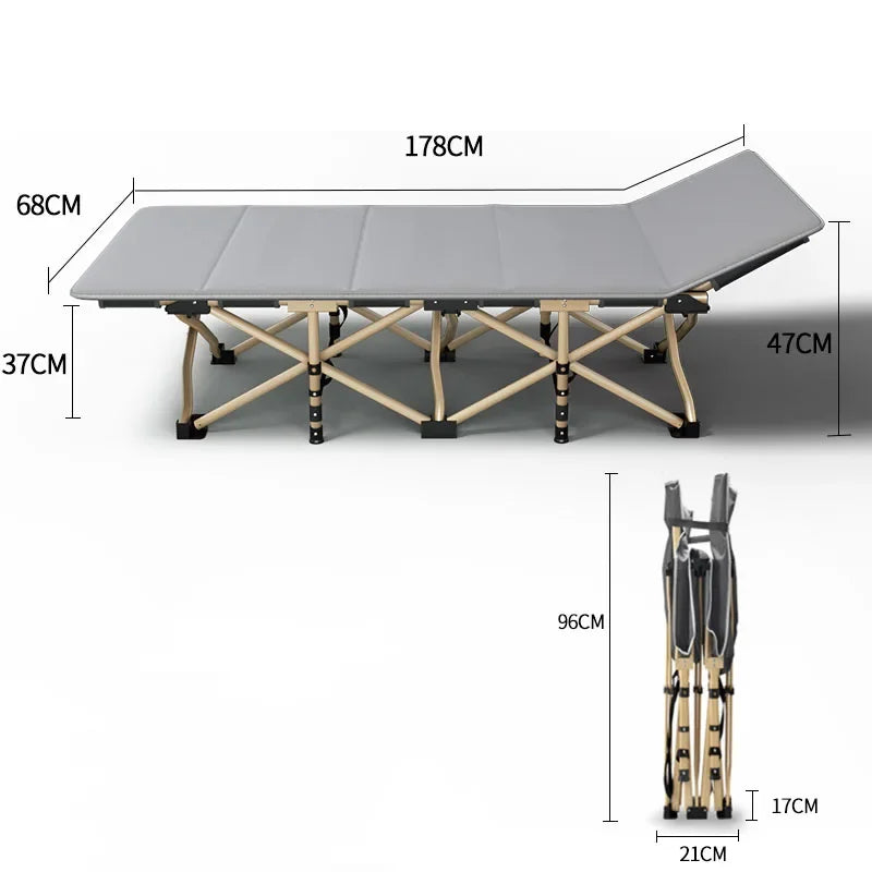 Space Saving Single Bed Frames Lazy People Balcony Siesta Foldable Bed Outdoors Balcony Minimalism Base De Cama Home Furniture