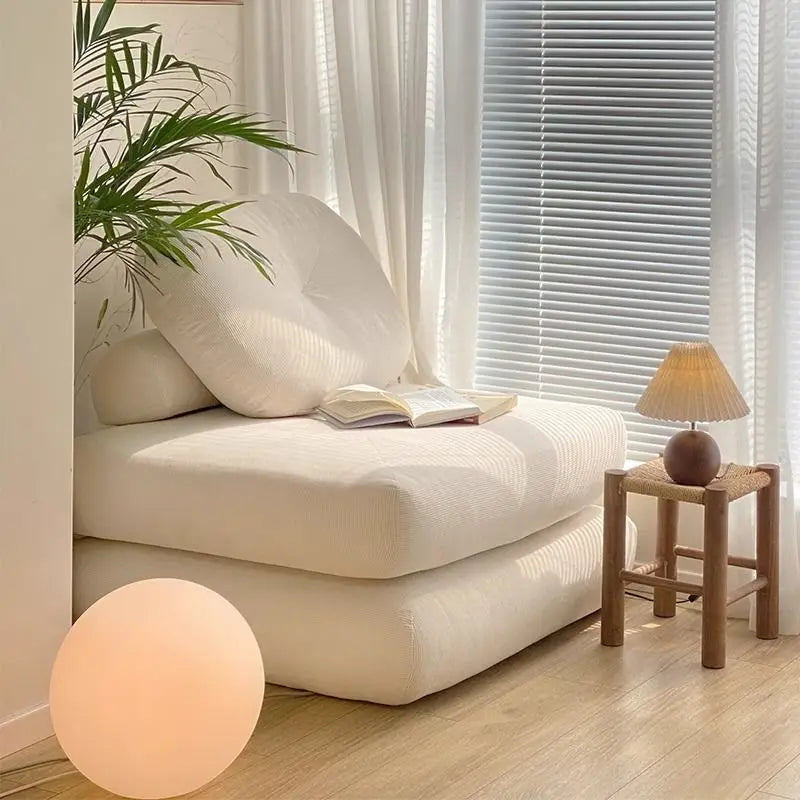 Living Room Single Sofa Multifunctional Nordic Foldable Bedroom Balcony Convertible Sofa Tatami Soft Comfortable Home Furniture