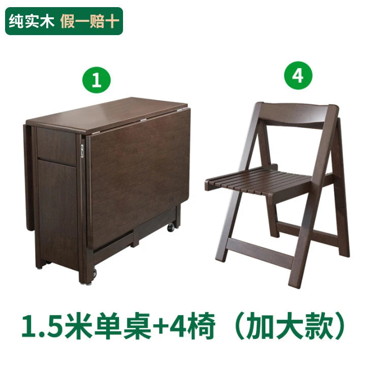 Decoration Style Dining Table Luxury Modern Folding Tables Minimalist Conjuntos De Sala De Jantar Living Room Furniture