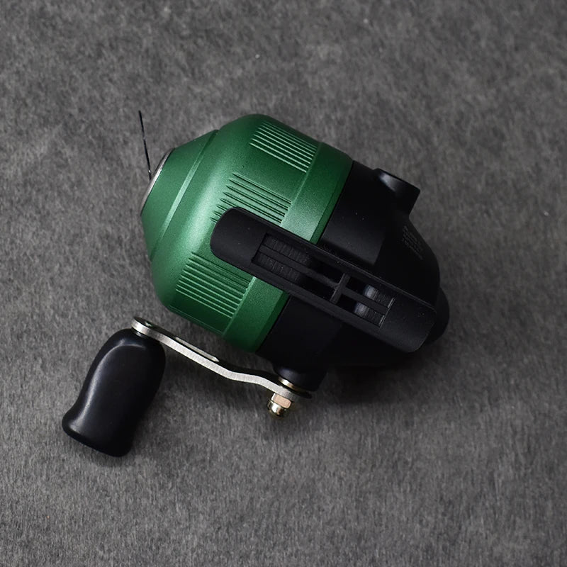 4.3:1 New Arrival Fishing Reel with Shell High Strength Nylon and Matal Gear Slingshot Hunting Fishing Accessories