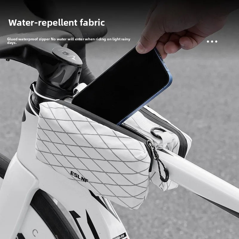 Outdoor Mountain Bike Package: Riding Bag, Front Beam Saddle Bag, Large-capacity Mountain Bike Tube Bag, Riding Equipment