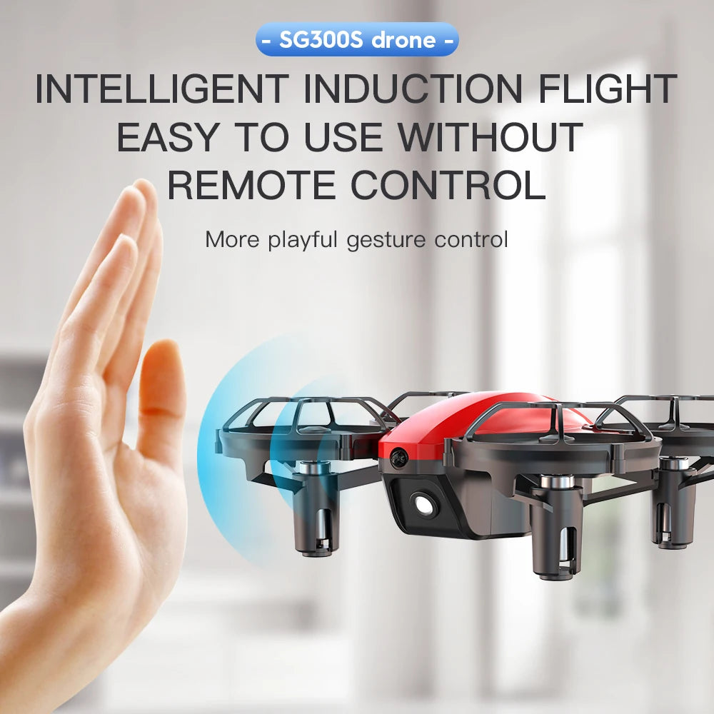 LED 360 ° obstacle avoidance tumbling drone SG300S high lift headless mode remote control aircraft one key take-off drone