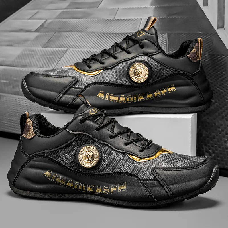 Men's Shoes 2025 Summer New Lightweight Sports Casual Shoes with Thick Soles and Soft Soles, Versatile Height-increasing Shoes