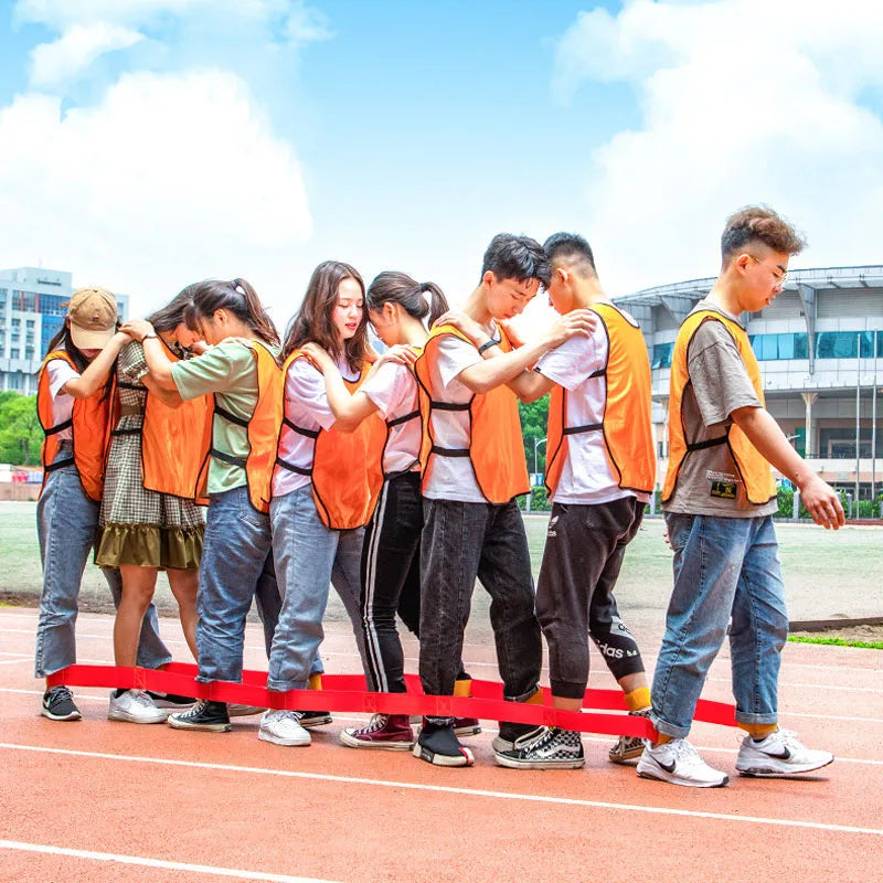 3/4/5/6 people outdoor children's sports toys games giant footstep team cooperation fun sports indoor External team game props