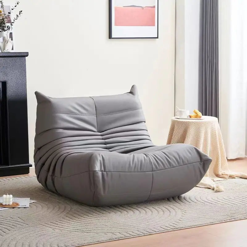 Cream wind original caterpillar sofa bedroom living room reclining sleeping lazy sofa recliner sofa set living room furniture