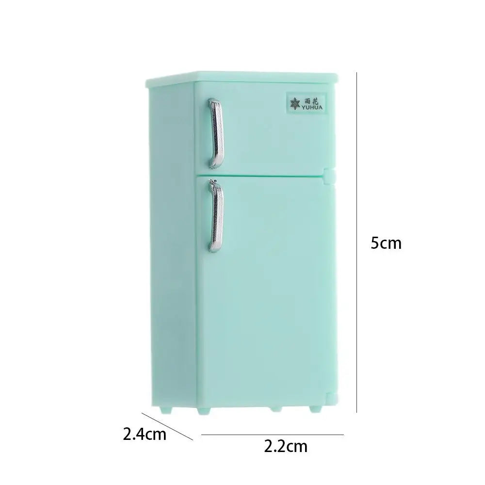 Fridge Toy Model Model Crafts Dollhouse Dollhouse Accessories Simulation Refrigerator Doll House Decoration