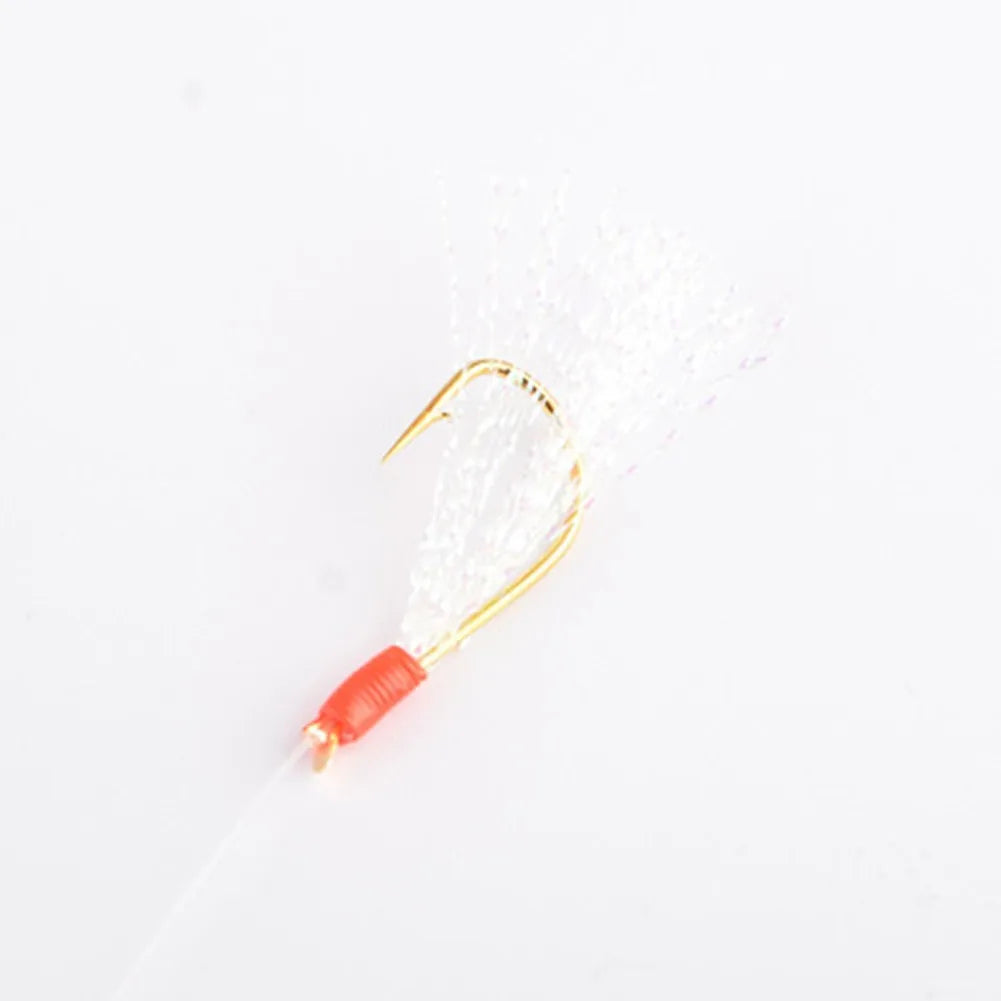 Tools Rainbow Hook Fishing Lure Rigs Set Accessories Kit Sabikis Soft Fishing Lure Bait Feather Lure Herring Bait Useful