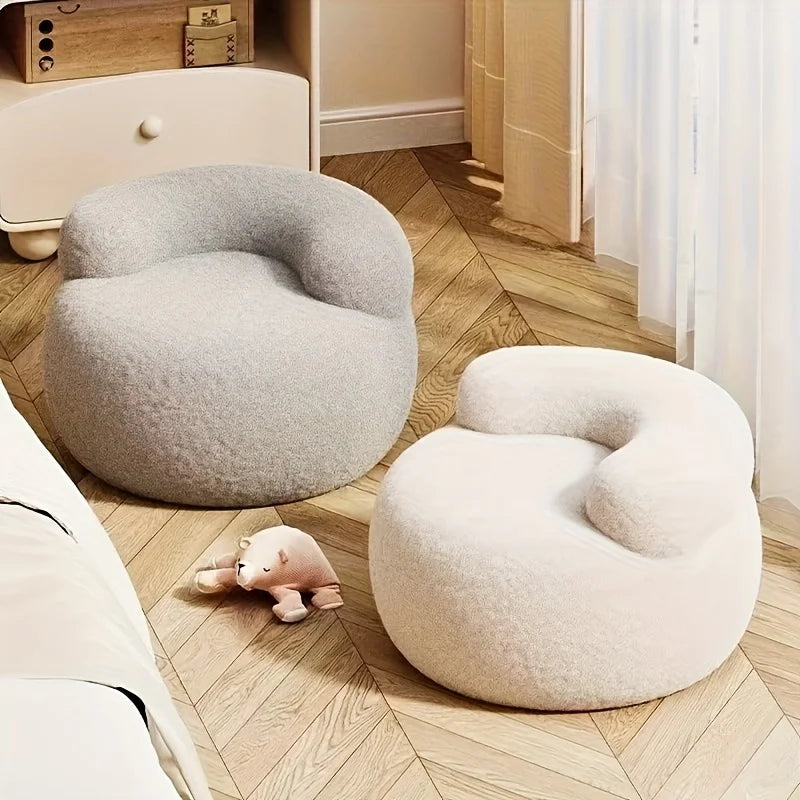 sofa stool, household cream wind stool, living room coffee table, sitting pier, pumpkin low bench, shoe changing stool, door