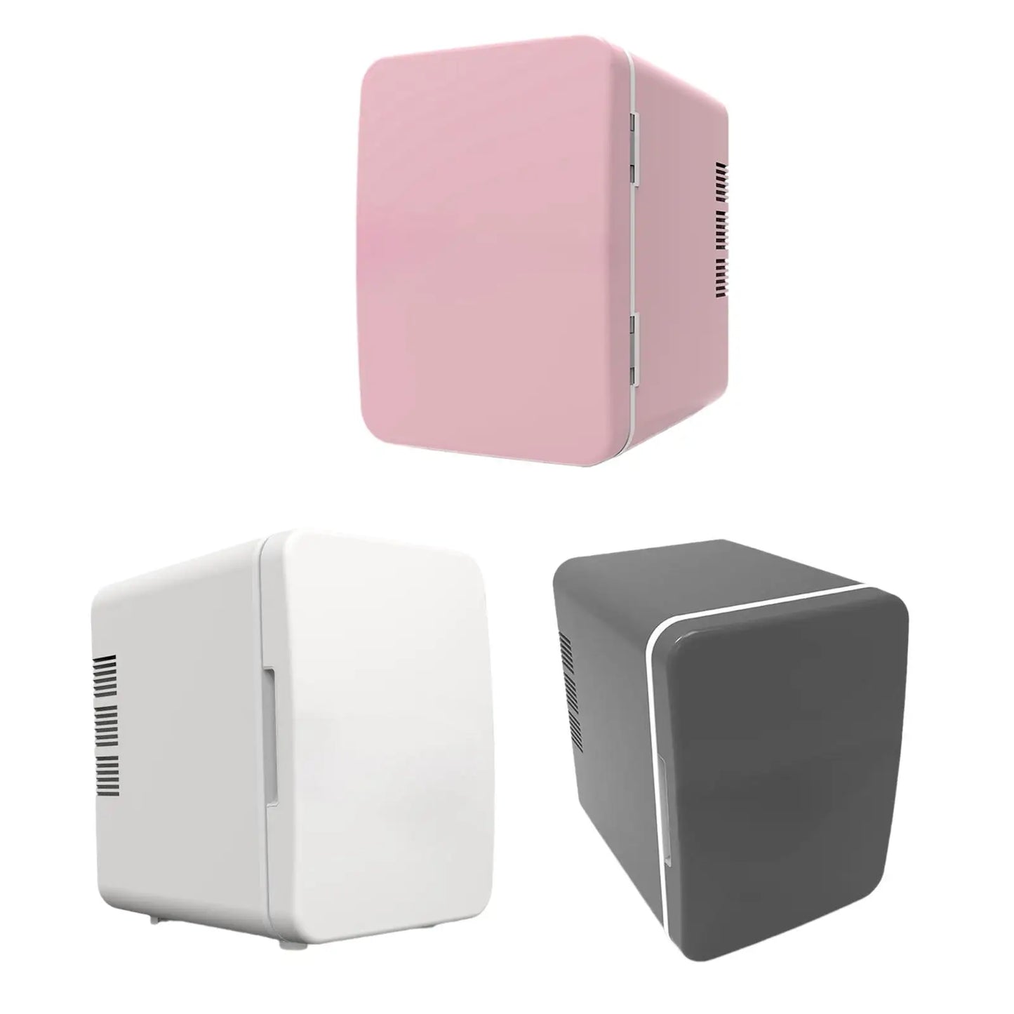 4L Mini Fridge Car Refrigerator Single Door Skincare Fridge for Small Place Desktop Travel Beauty Cosmetic Beer Refrigerator