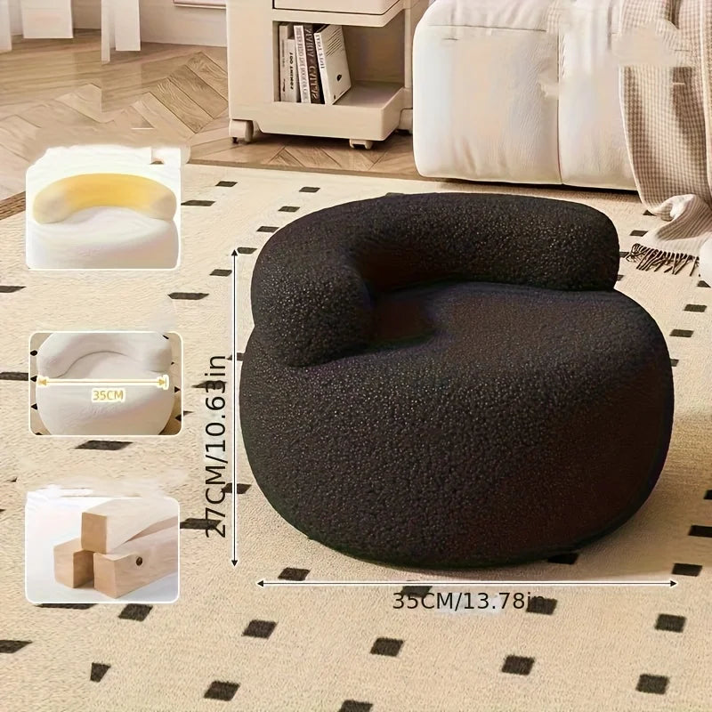 sofa stool, household cream wind stool, living room coffee table, sitting pier, pumpkin low bench, shoe changing stool, door