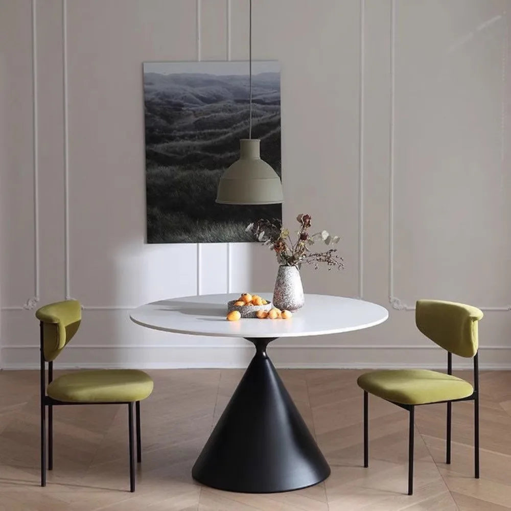 Relaxing Round Dining Tables Modern Camping Balcony Italy Dining Table Living Minimalist Juegos De Comedor Kitchen Furniture