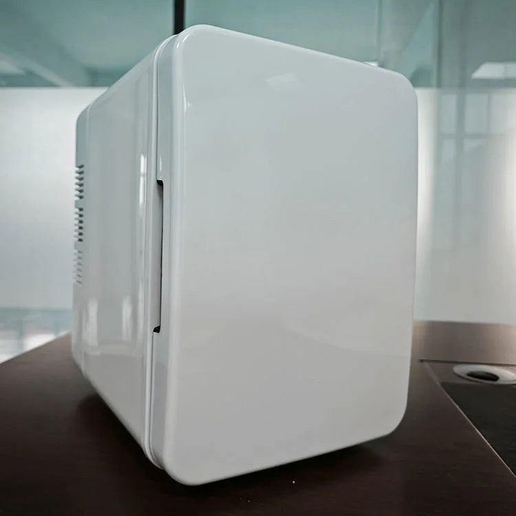 4L Mini Fridge Car Refrigerator Single Door Skincare Fridge for Small Place Desktop Travel Beauty Cosmetic Beer Refrigerator