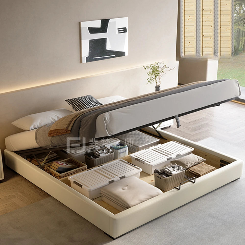 Double Queen Size Multifunctional Aesthetic Bed Nightstands Perfect Elegant Bedroom Decoration Cama Casal Home Accessories
