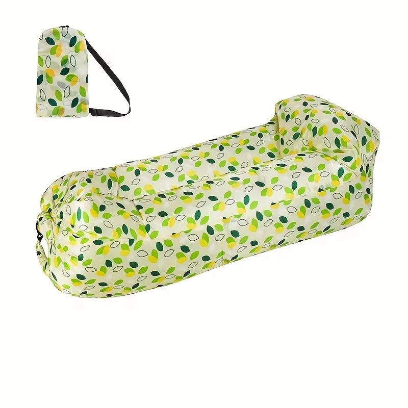 Outdoor Lazy Inflatable Sofa Portable Folding Inflatable Sofa Camping Inflatable Mattress Suitable For Travel Picnic Music Festi