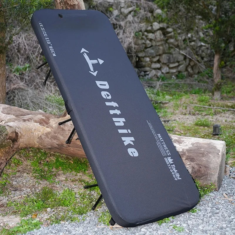 Portable Inflatable Sleeping Camping Cots Comfortable Travel Folding Single Bed Relaxing Outdoor Rest Camping Furnishings
