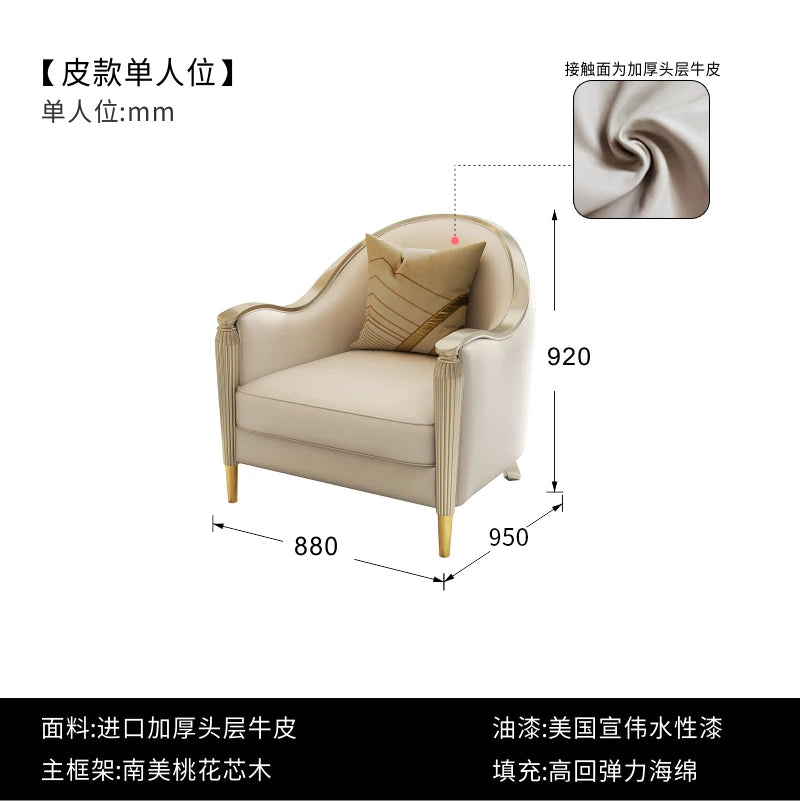 Classic Waterprof Sofa Designer Adults Romantic Cushion Sofa Elegant Living Room Muebles Para Habitacion Home Accessories