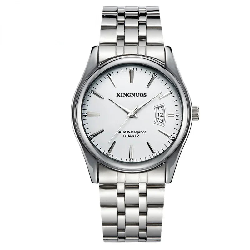 Watches Men Fashion Watch 2022 Luxury Stainless Steel Band Man Wristwatch Business Male Clock Date Waterproof Relogio Masculino