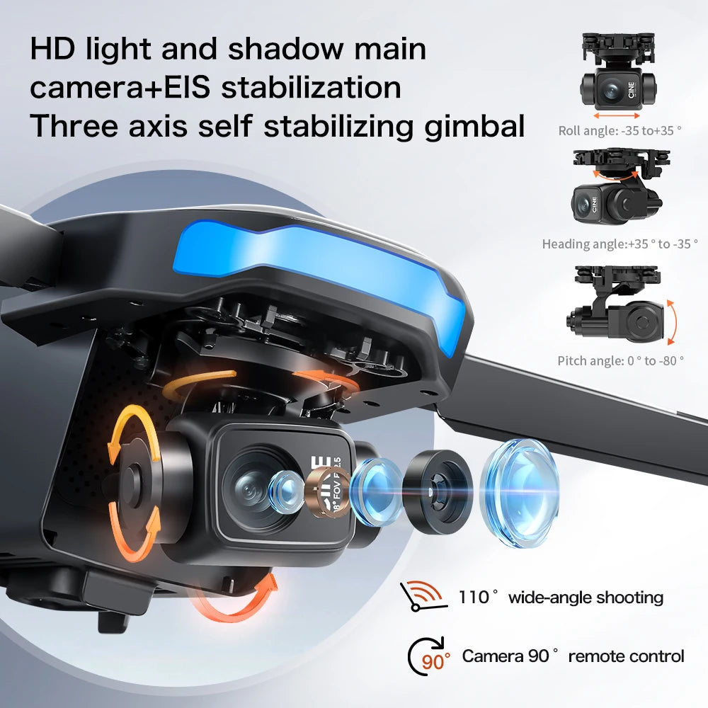 Professional Drone High-Definition Aerial Photography Aircraft Gps Positioning Drone Quadcopter Remote Control Aircraft Toy Gift