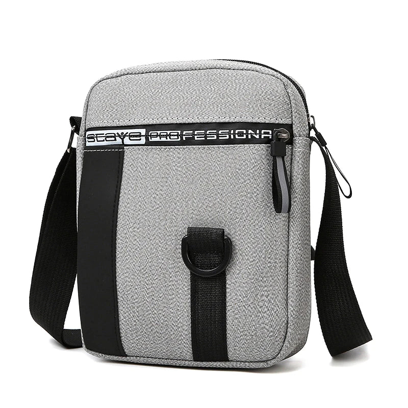 Men's Shoulder Bag Business Leisure Large Capacity Portable Handbag Multi Layer Waterproof Summer Male's Crossbody Bags