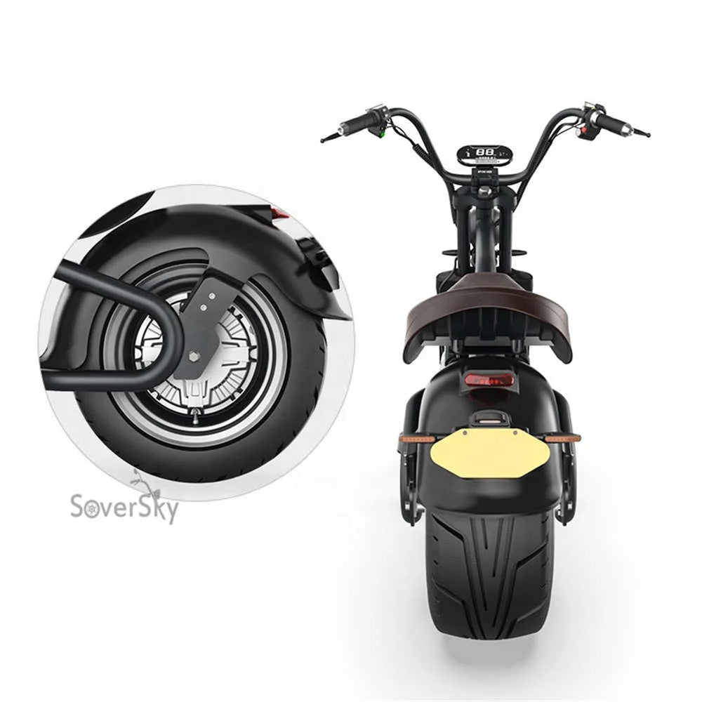 Soversky China 2000w fat tire typical cheap citycoco electrico Motocicleta electrica electric motorcycle scooter citycoco COC