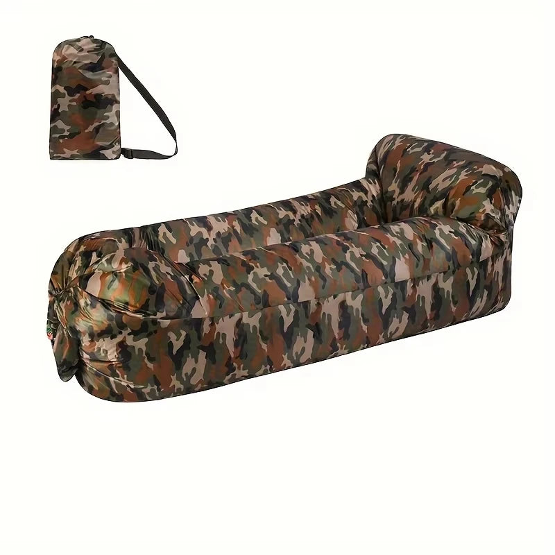 Outdoor Lazy Inflatable Sofa Portable Folding Inflatable Sofa Camping Inflatable Mattress Suitable For Travel Picnic Music Festi