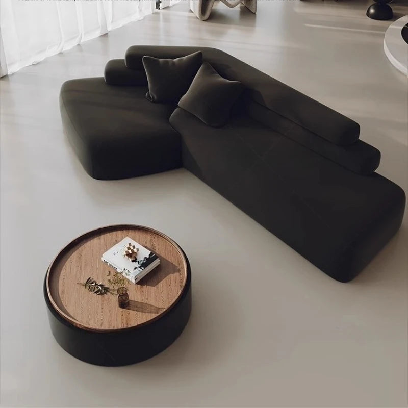 Lounge Modern Living Room Sofas Children Curved Outdoor Gaming Sofas Luxury Designer Hallway Office Wood Divano Home Furniture