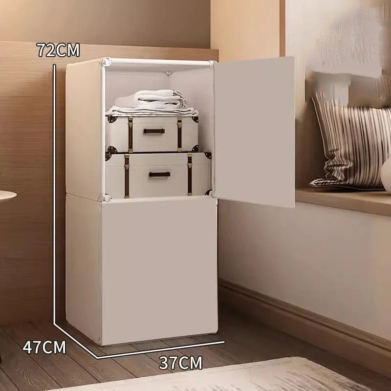 Storage Organizer Closet Partitions Cupboard Bedroom Clothes Wardrobe Shelf Foldable Living Room Guarda Roupa Salon Furniture