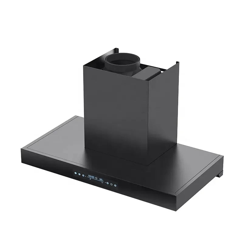 600/700/800/900mm Stainless Steel Chimney Motor Kitchen Extractor Hood Island Range Hood Electric Exhaust Function Household Use