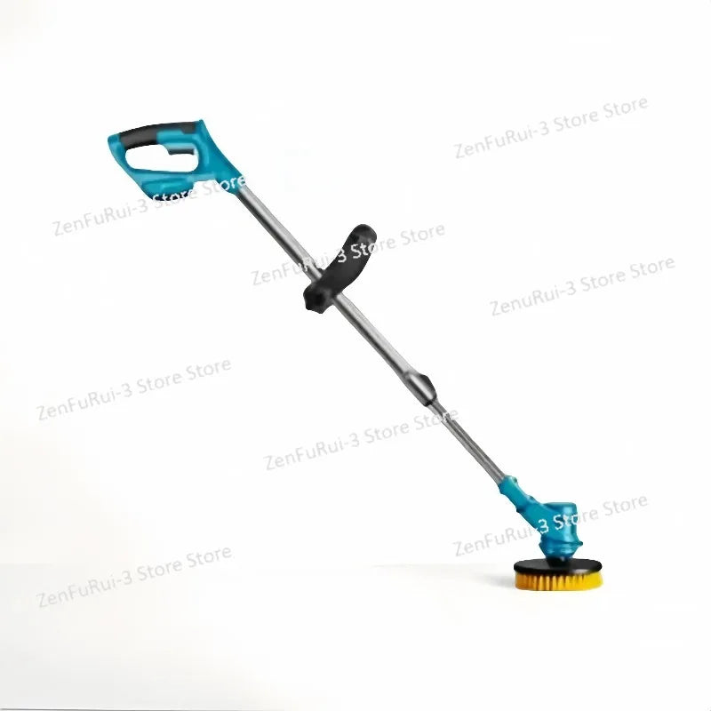 Electric Cleaning Brush Bathroom Yard Sweeper Polishing and Polishing Snow Sweeping Leaf Six-in-one Retractable Cleaning Brush