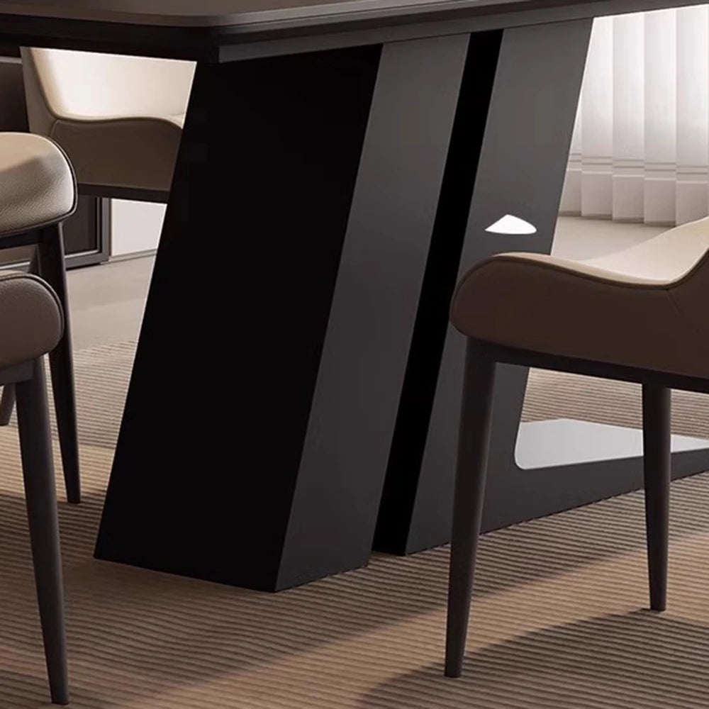 Nordic Living Dining Table Luxury Waterproof 6 People Minimalist Dining Table Rectangle Modern Tavoli Da Pranzo Home Furniture