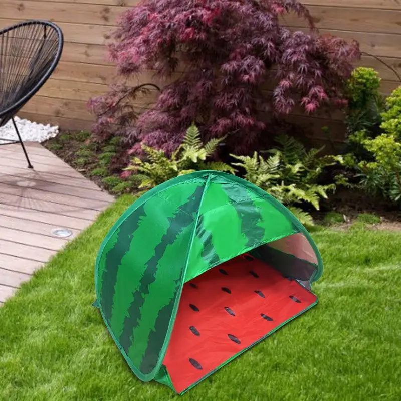 Beach Awning Watermelon Form Tent Camping Tent Waterproof Anti UV Tent Ultralights Pop Up Tent Summer Pet Protection