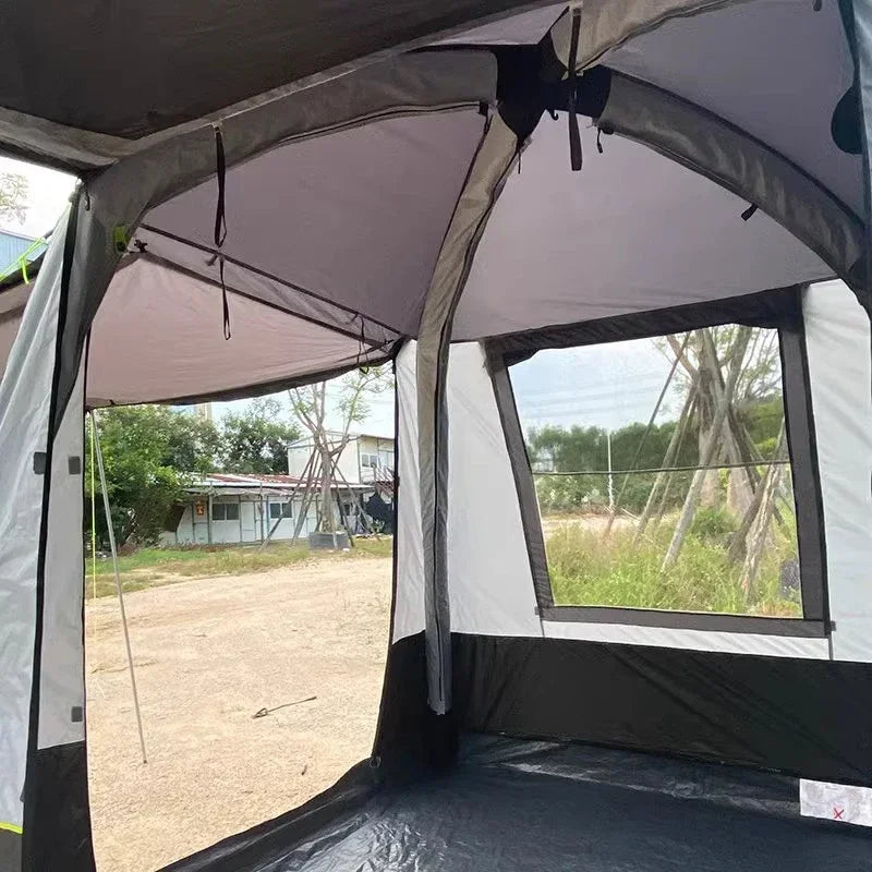 Self-driving travel tent outdoor camping multi-purpose inflatable integrated car tail tent side trunk rain and sun protection