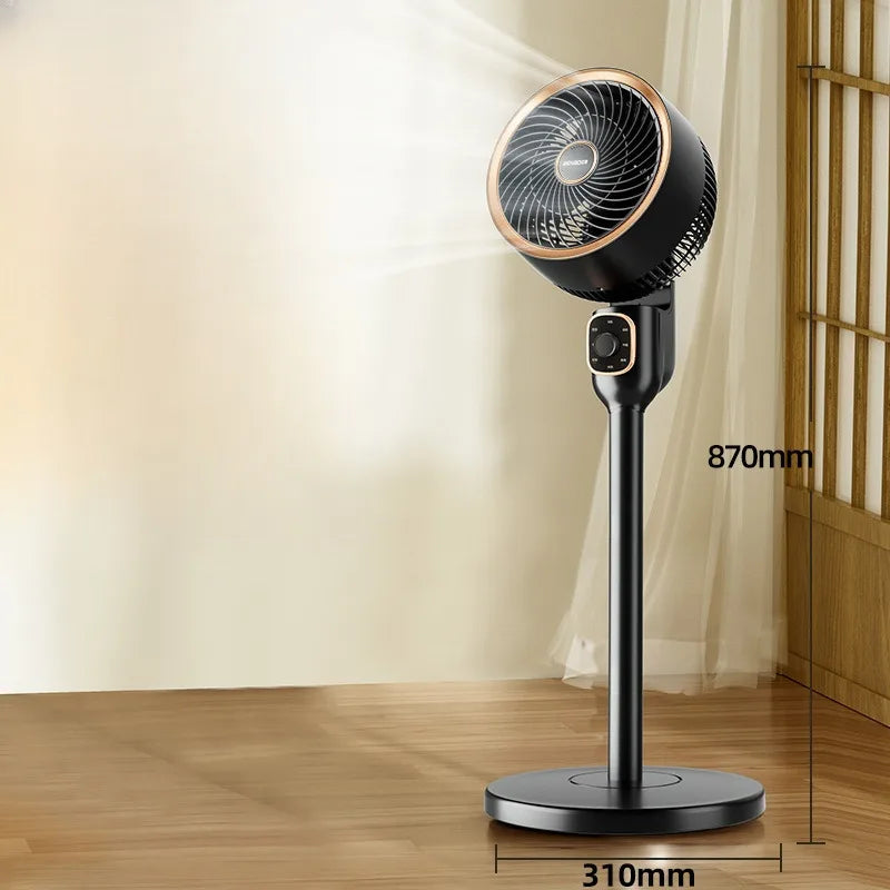 Household Vertical Fan Air Circulation Fan Desktop Electric Fan Office Floor Mute Fan Summer Indoor Cool
