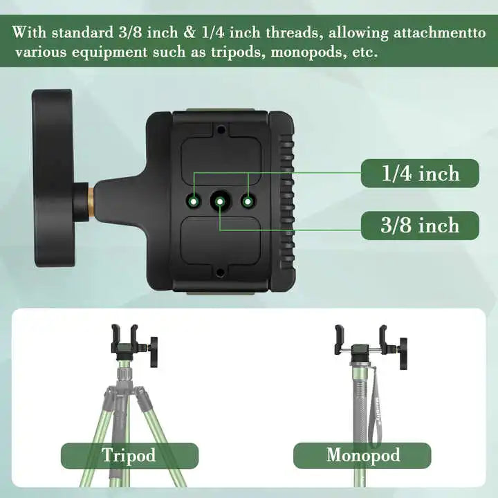 Aluminum Hunting Adapter Precision Shooting Head Clamp Saddle for Outdoor Adventure Activity