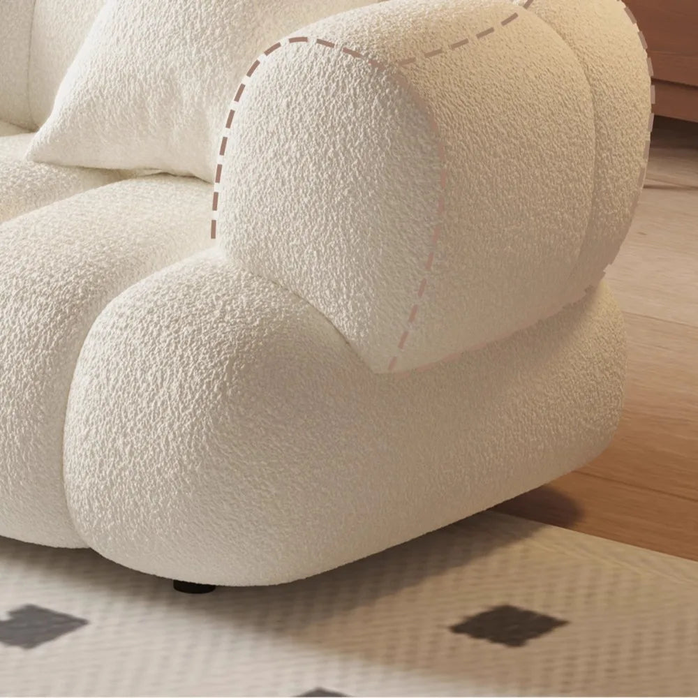 Plush Luxury Living Room Sofa Europe Family Minimalist Relaxing Sofa Lounger Filler Muebles Para El Hogar Furniture Decoration
