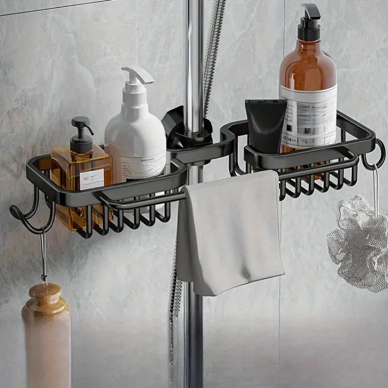 One Bathroom Storage Rack, Shower Head Storage Basket, Shower Head Storage Rack, Suitable for Bathroom Shower Head Kitchen Fauce