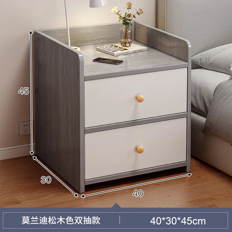Cabinet Bedroom End Storage Bedside Table Locker Storage Comfotable Home Small Modern Mesitas De Noche Dormitorio Household
