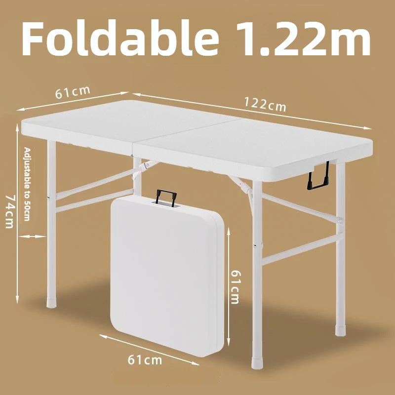 Foldable Dining Table Portable Home Dining Table Outdoor Stall Student Desk Easy To Store Multifunctional Dining Room Furniture