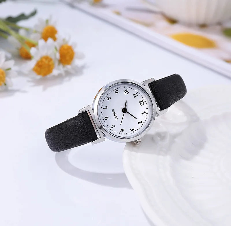 Quartz Watches for Women Hight Quality Ladies Luxury Fashion Small Dial Casual Watch Leather Wristwatch Relojes Para Mujer Clock