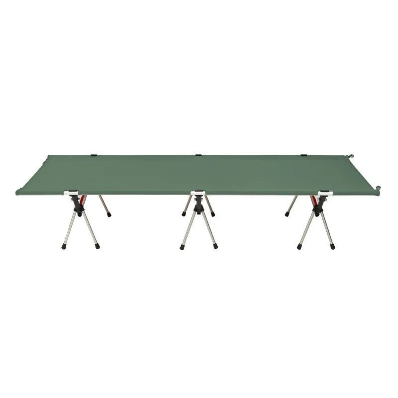 Camping Folding Cot High Legs One Person Outdoor Office Nap Sleeping Bed